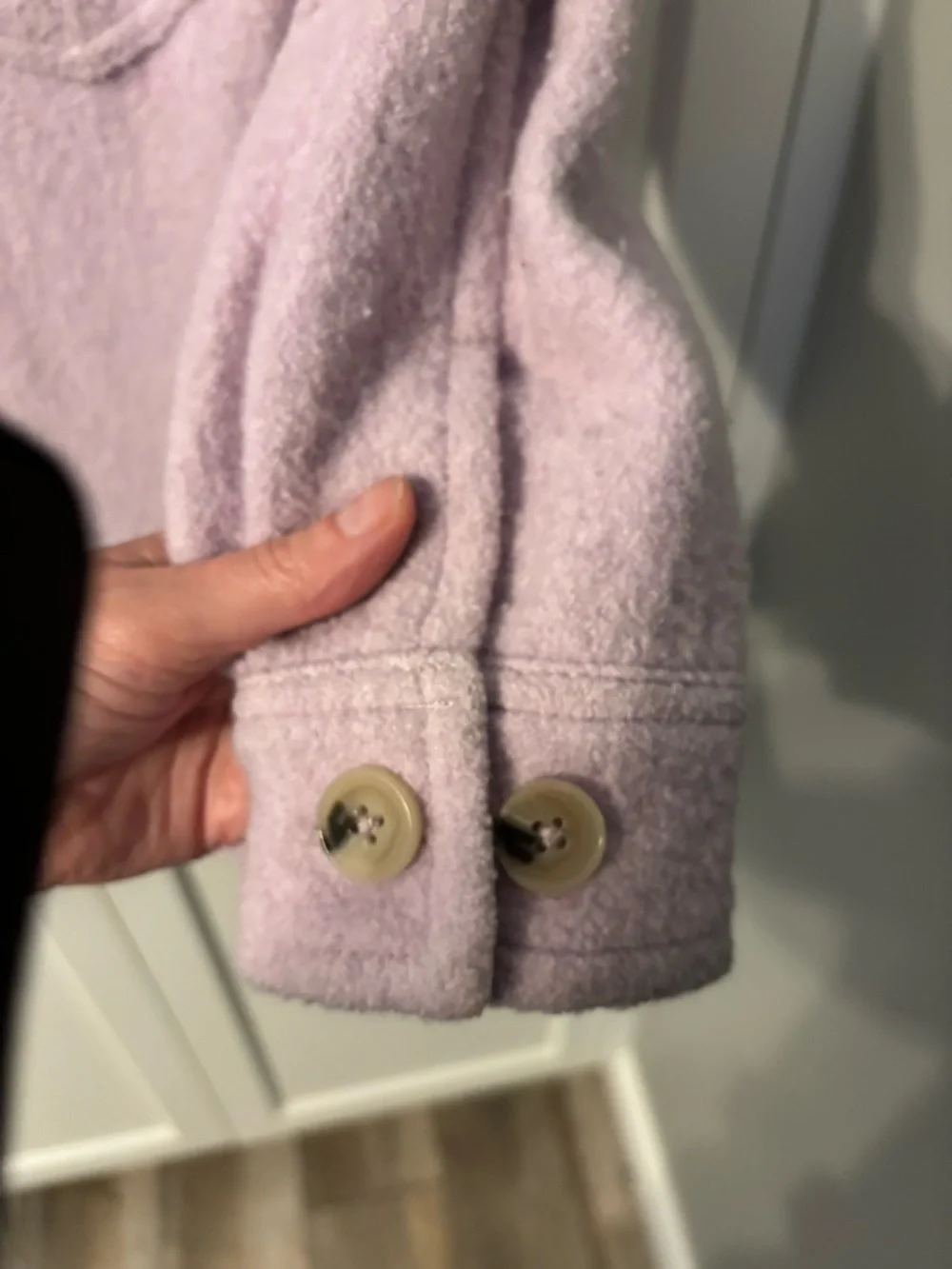 Wilfred Free Aritzia Lilac Purple Wool Blend Shacket Size Small - Picture 5 of 12
